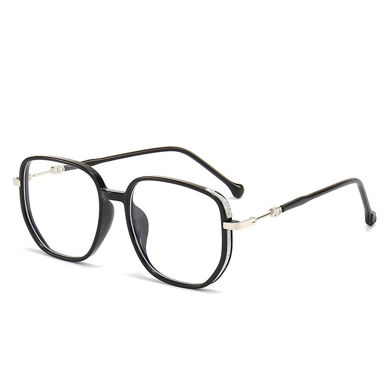 Women's Portable Fashion Anti-Blue Light Glasses Black
