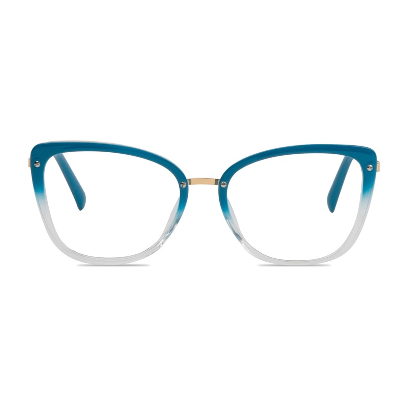 Cat Eye Glasses VK10077 Blue