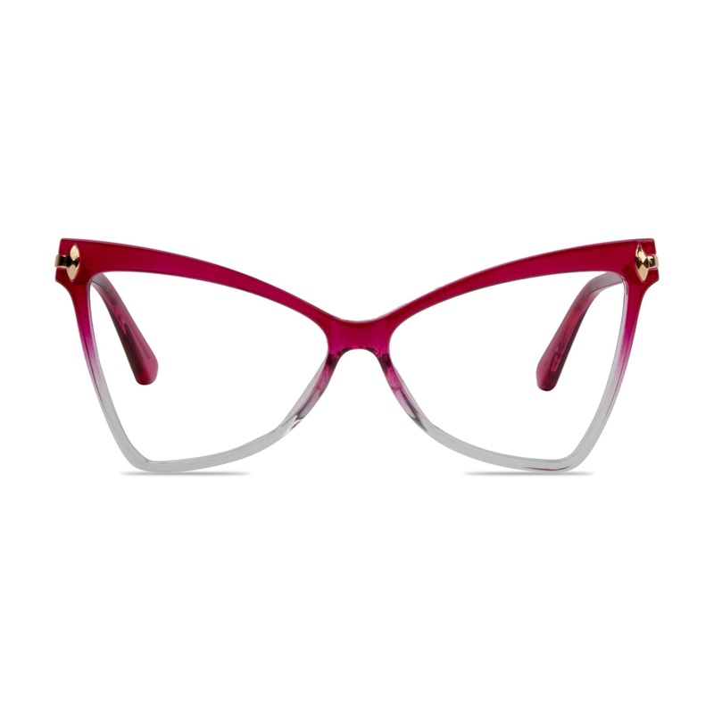 Cat Eye Glasses VK10078 Purple