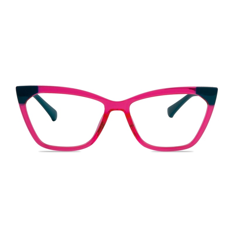 Cat Eye Glasses VK10091 Red