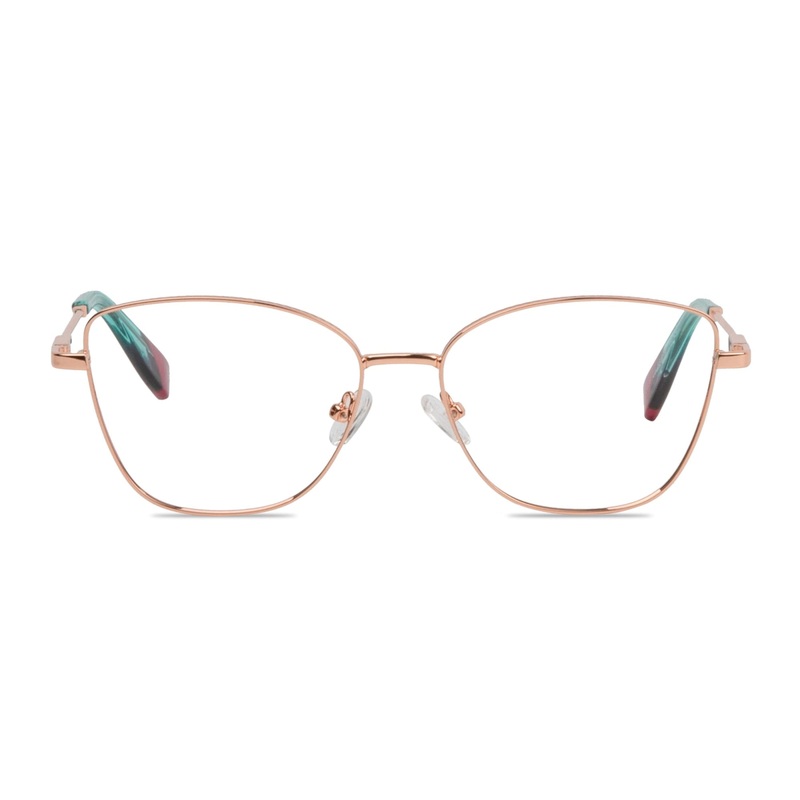 Oval Glasses VK10087 Gold