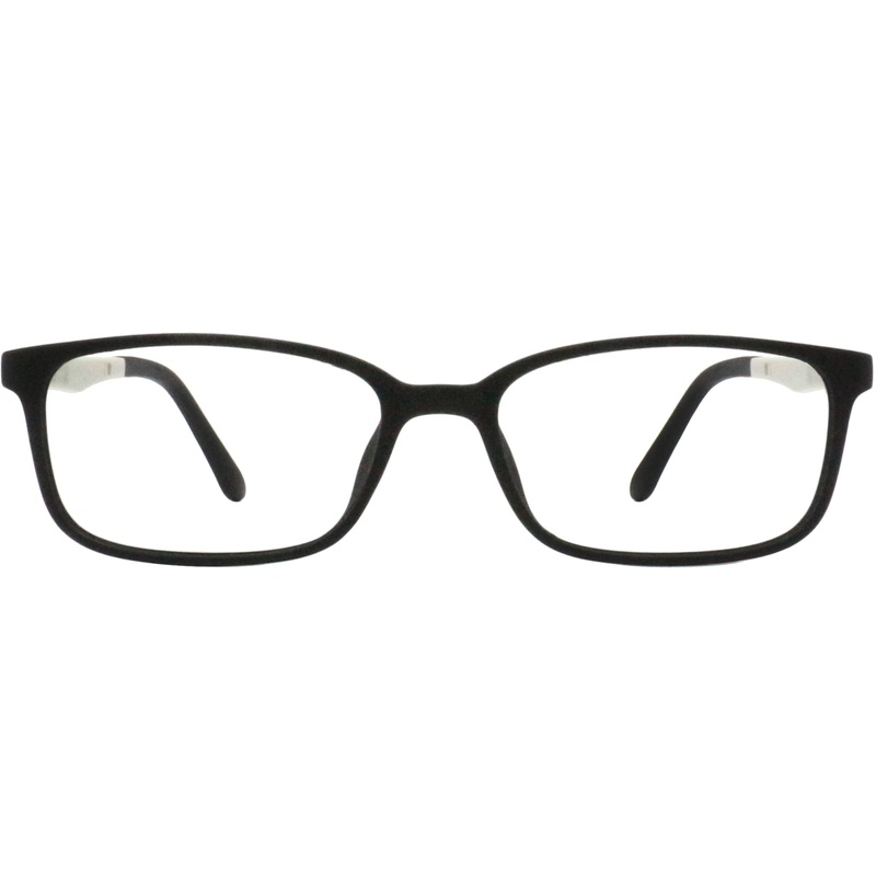 Rectangle Glasses FV118 Black