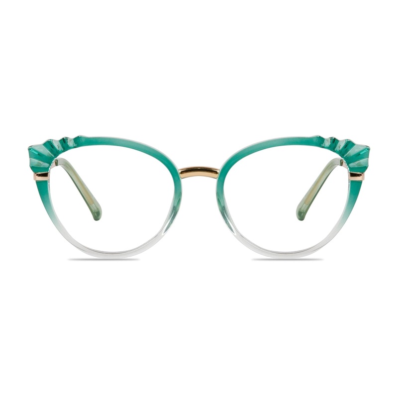 Cat Eye Glasses VK10111 Green