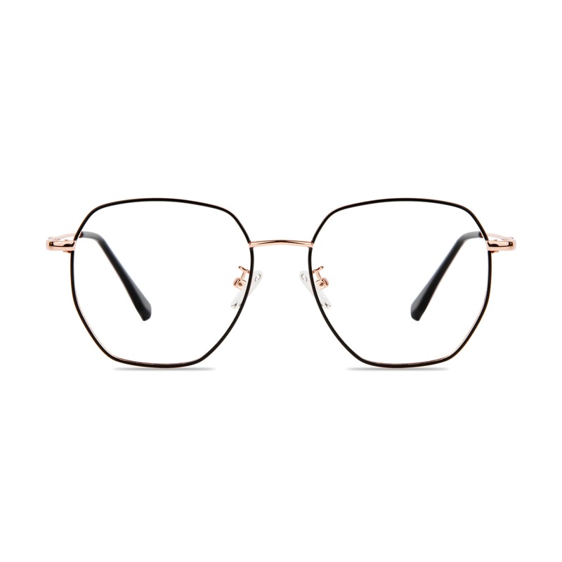 Geometric Glasses VK10309 Rose Gold