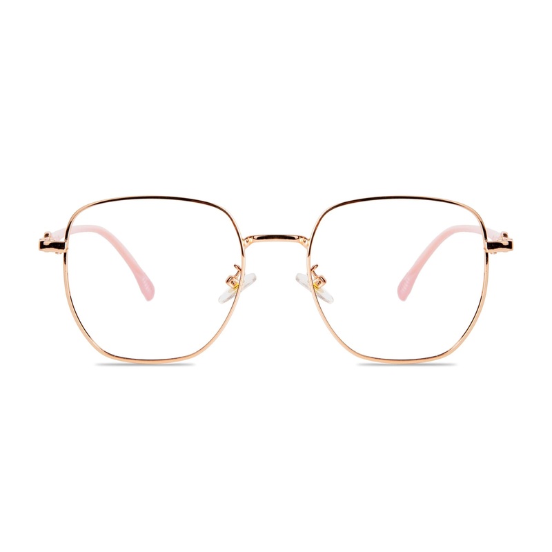 Geometric Glasses VK10333 Rose Gold