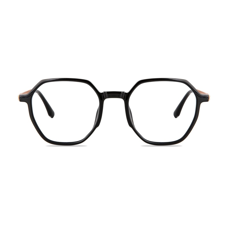 Geometric Glasses VK10351 Black