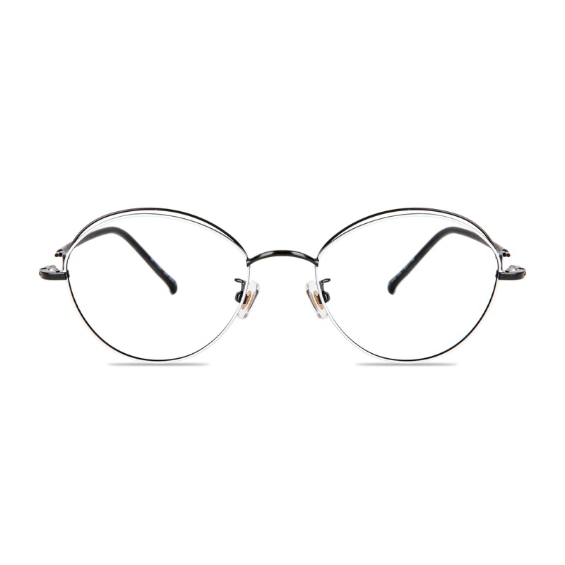 Oval Glasses VK10278 White