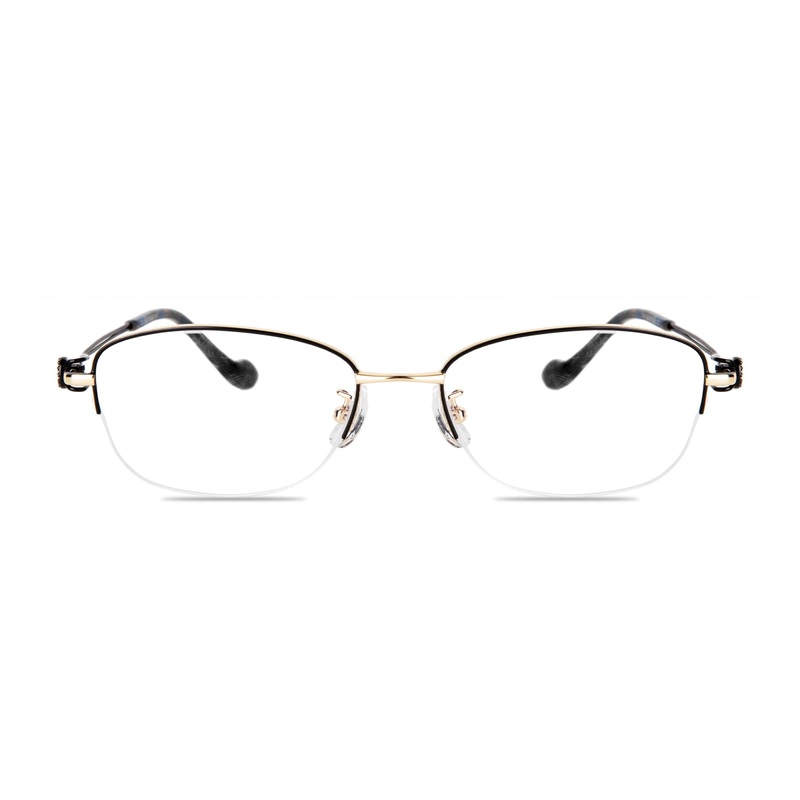 Oval Glasses VK10338 Gold