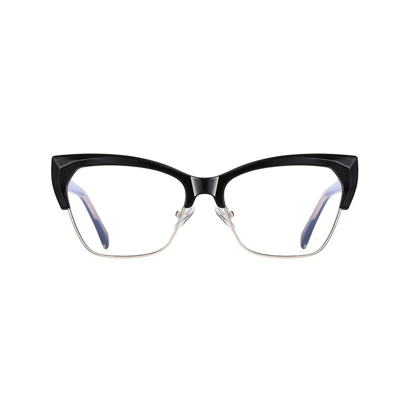 Browline Glasses VK2007 Black