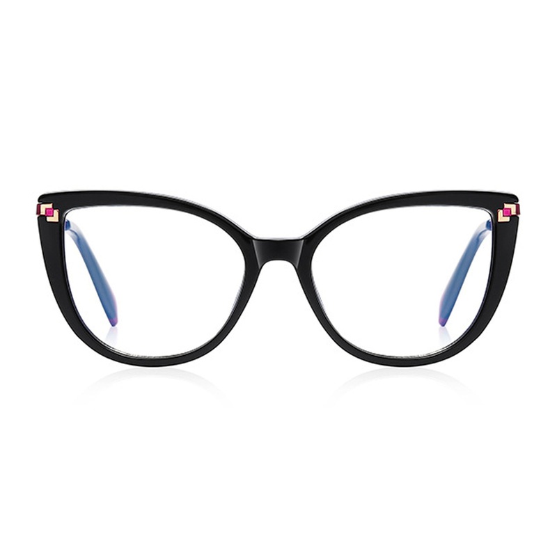 Cat Eye Glasses VK2002 Black