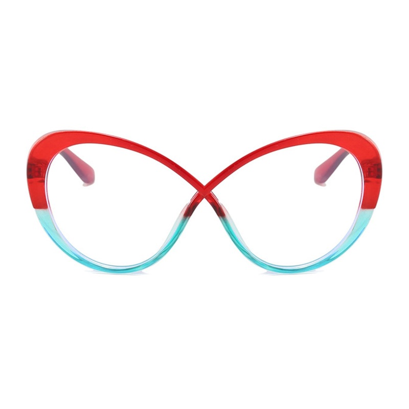 Cat Eye Glasses VK2017 Red