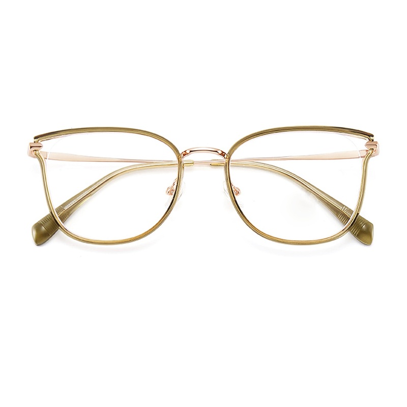 Cat Eye Glasses VK2027 Green