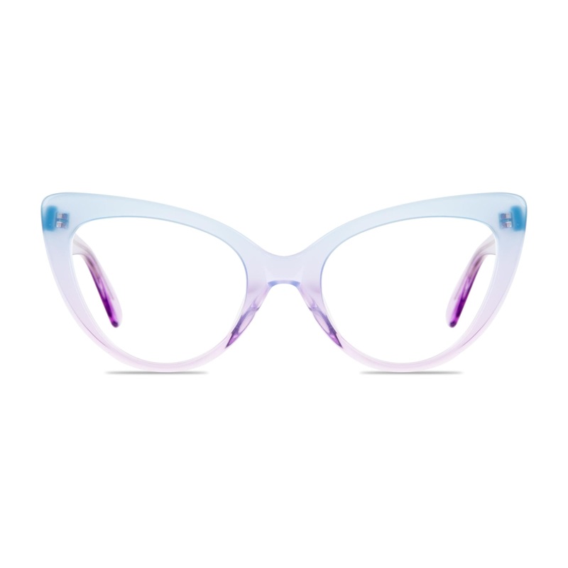 Cat Eye Glasses VK10554 Purple
