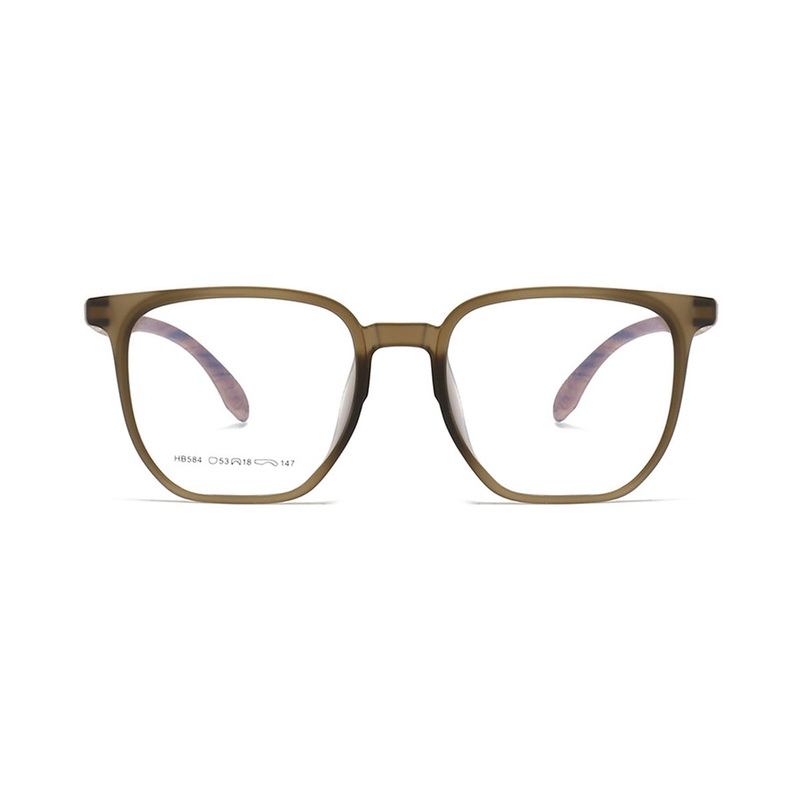 Geometric Glasses VK2048 Brown