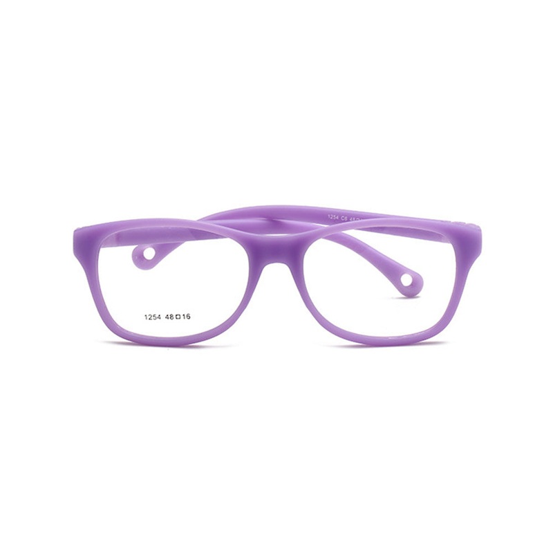 Kids Flexible Bendable One-piece Safe Glasses VK2110 Purple