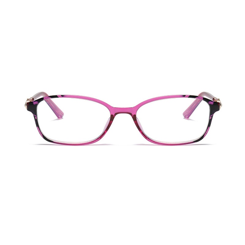 Reading Glasses Rectangular Fashion Quality Readers for Women VK2128 Purple