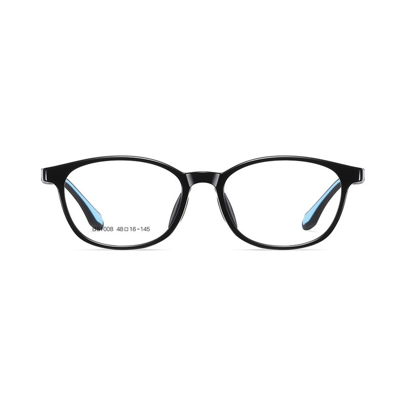 Teenagers Glasses Comfortable Non-slip Silicone Temples VK2244 Black