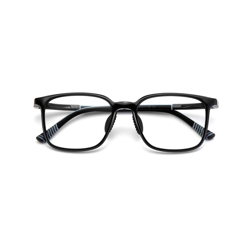 Teenagers Silicone Soft Nose Pads Eyeglass Frames VK2182 Black
