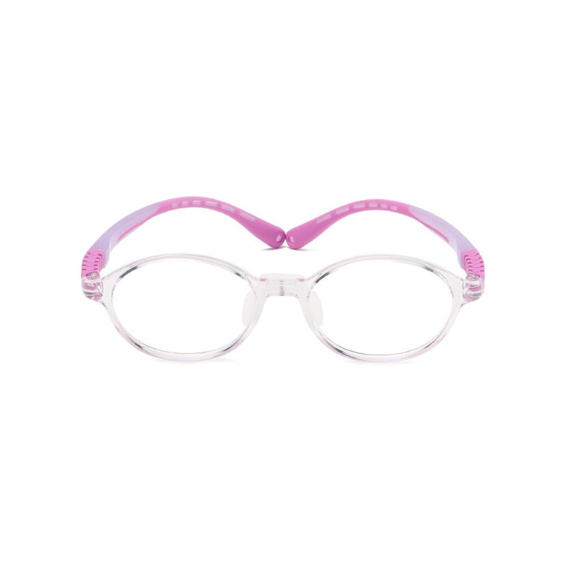 Ultra-Light Children's Glasses Soft Silicone Nose Pads VK2216 Purple
