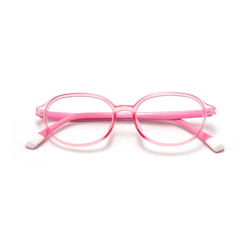 Ultra-Light Flexible Anti-Fatigue Kids' Glasses VK2218 Pink