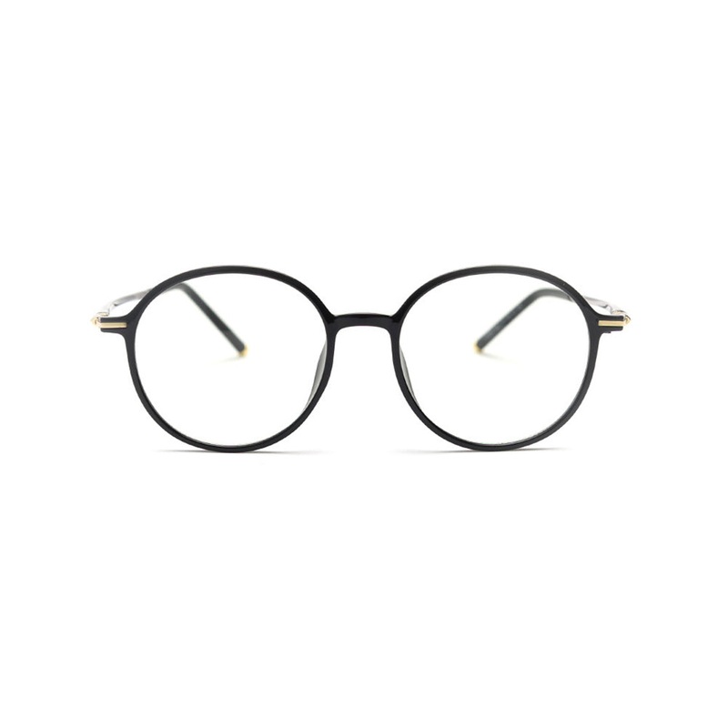 Ultralight Fashion Round Computer Eyeglasses VK2103 Black