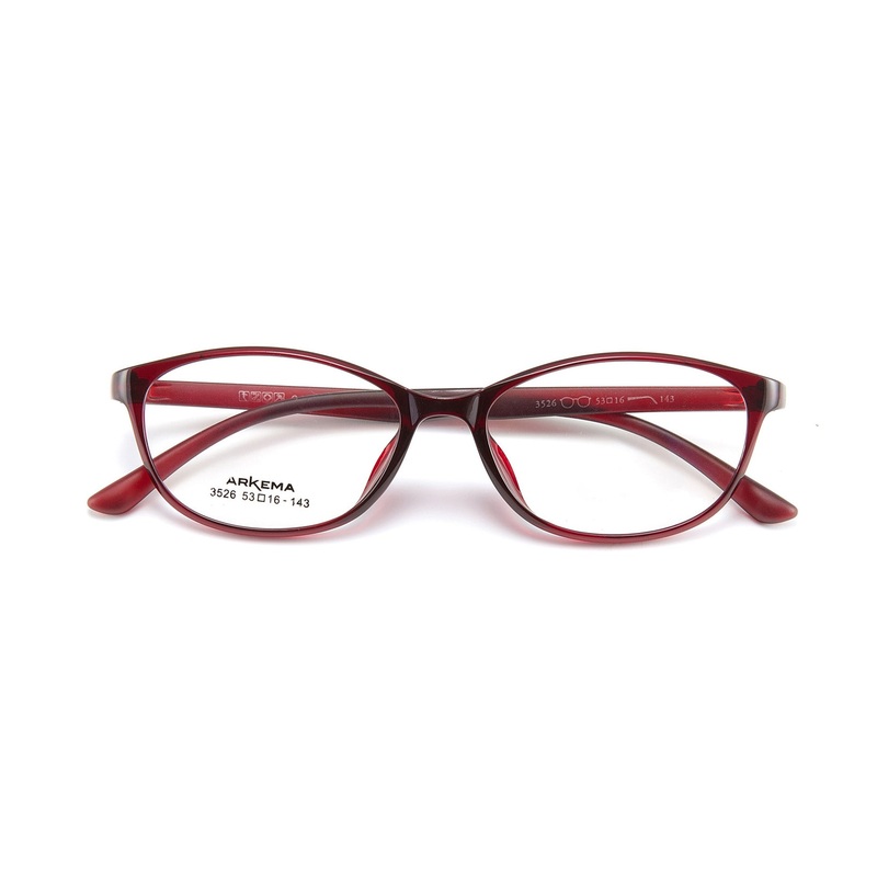 Y2K Style Cat-Eye Glasses Frame Vintage & Trendy VK2214 Red