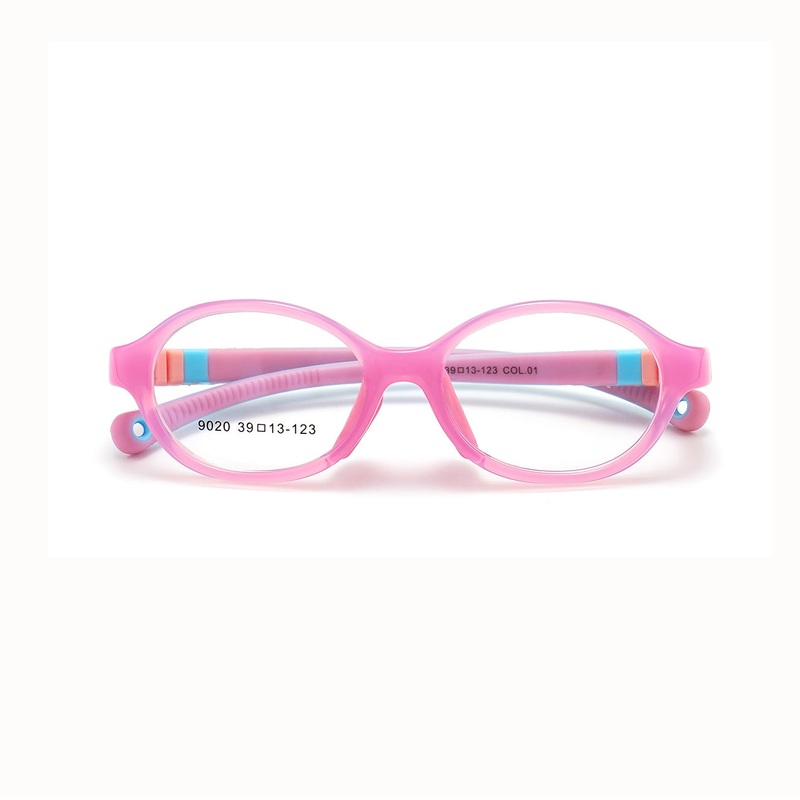 24 Years Old Kids' Nano Silicone Eyeglass Frame VK2269 Pink